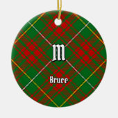 Clan Bruce Hunting Tartan Keramisch Ornament (Voorkant)