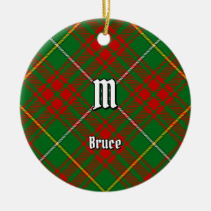 Clan Bruce Hunting Tartan Keramisch Ornament