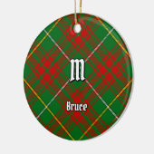 Clan Bruce Hunting Tartan Keramisch Ornament (Links)