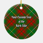 Clan Bruce Hunting Tartan Keramisch Ornament (Achterkant)