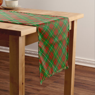 Clan Bruce Hunting Tartan Lange Tafelloper