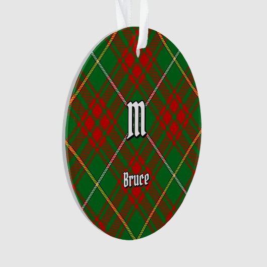 Clan Bruce Hunting Tartan Ornament (voorkant)