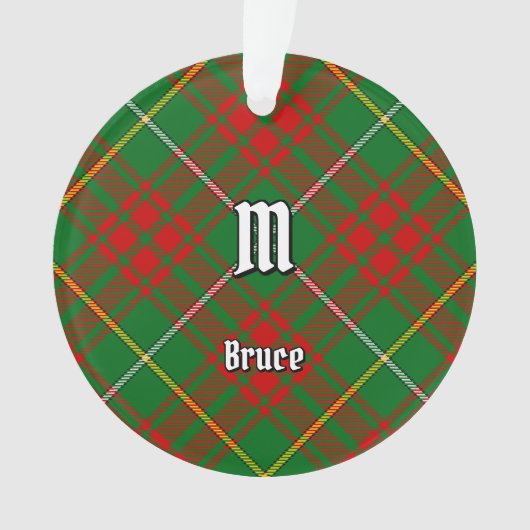Clan Bruce Hunting Tartan Ornament (voorkant)