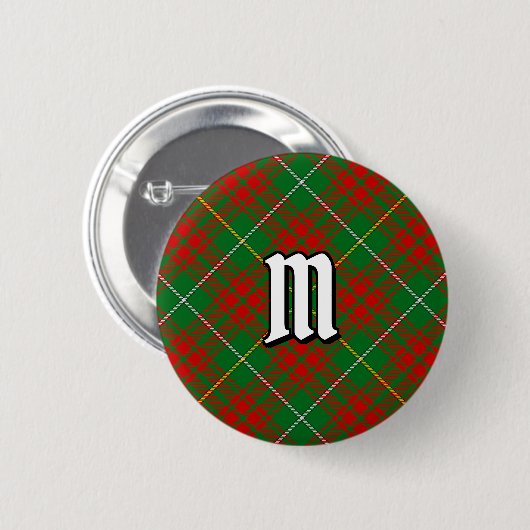 Clan Bruce Hunting Tartan Ronde Button 5,7 Cm (Voorkant /achterkant)