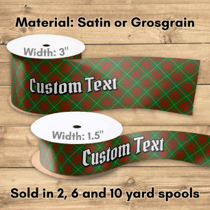Clan Bruce Hunting Tartan Satijnen Lint