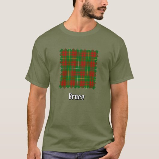 Clan Bruce Hunting Tartan T-shirt (Voorkant)
