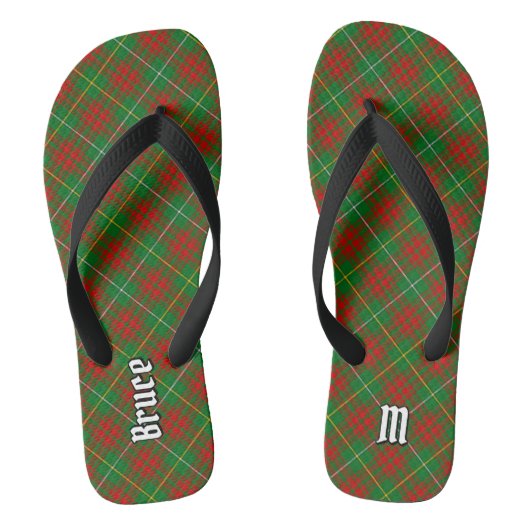 Clan Bruce Hunting Tartan Teenslippers (Voetbed)