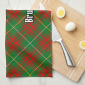 Clan Bruce Hunting Tartan Theedoek (Quarter Fold)
