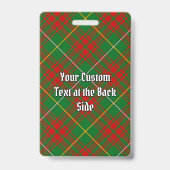 Clan Bruce Jacht Tartan Badge (Achterkant)