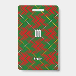 Clan Bruce Jacht Tartan Badge