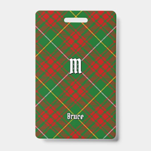 Clan Bruce Jacht Tartan Badge (Voorzijde)