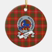 Clan Bruce Modern Badge Tartan Pset Keramisch Ornament (Voorkant)