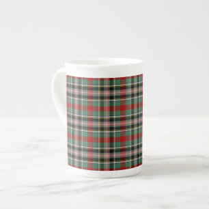 Clan Bruce of Kinnaird Tartan Porselein Kop