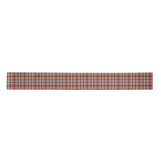 Clan Bruce of Kinnaird Tartan Satijnen Lint (Voorkant)