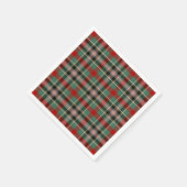 Clan Bruce of Kinnaird Tartan Servetten (Hoek)