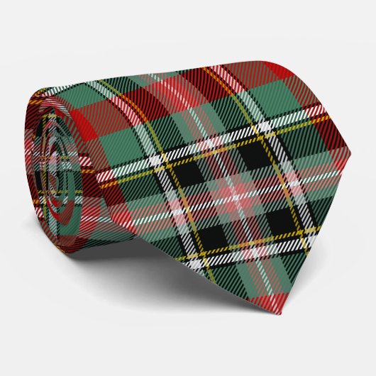 Clan Bruce of Kinnaird Tartan Stropdas (Opgerold)