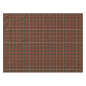 Clan Bruce Red en Brown Weathered Scottish Tartan Tafelkleed (Voorkant (Horizontaal))