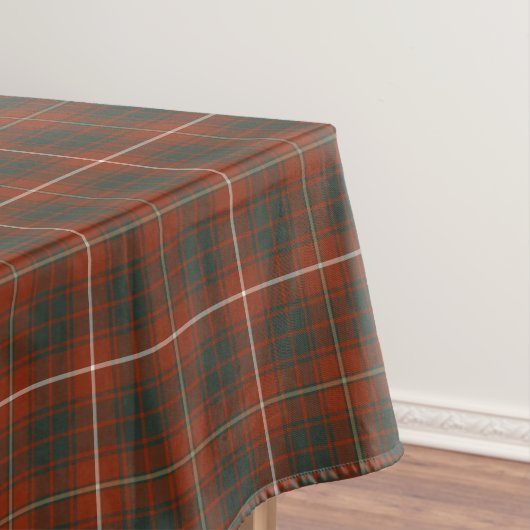 Clan Bruce Red en Brown Weathered Scottish Tartan Tafelkleed (Voorbeeld)