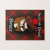 Clan Bruce Scottish Proud Tartan Legpuzzel (Horizontaal)