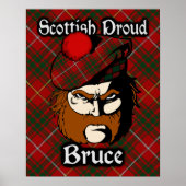 Clan Bruce Scottish Tartan Poster (Voorkant)
