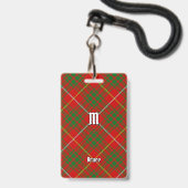 Clan Bruce Tartan Badge (Voorzijde met lanyard)