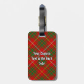 Clan Bruce Tartan Bagagelabel (Achterkant verticaal)