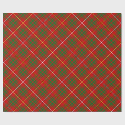 Clan Bruce Tartan Cadeaupapier (Vlak)