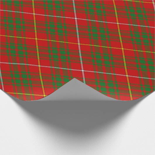 Clan Bruce Tartan Cadeaupapier (Hoek)
