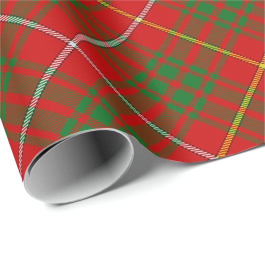 Clan Bruce Tartan Cadeaupapier (Rol Hoek)