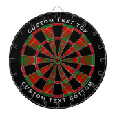 Clan Bruce Tartan Dartbord (Voorkant)