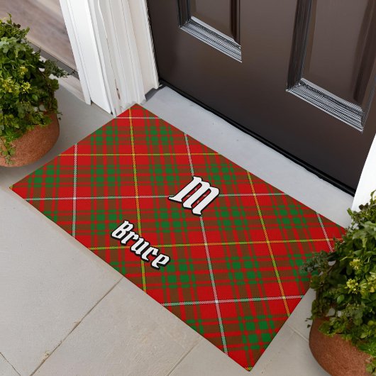 Clan Bruce Tartan Deurmat