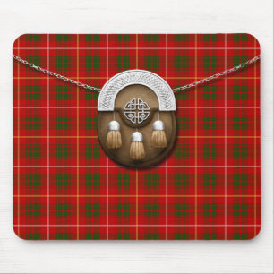 Clan Bruce Tartan en Sporran Muismat