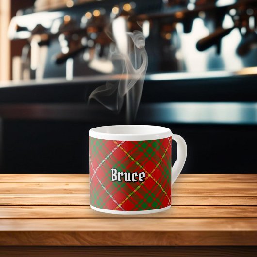 Clan Bruce Tartan Espresso Kop