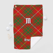 Clan Bruce Tartan Golfhanddoek (Insitu)