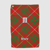 Clan Bruce Tartan Golfhanddoek (Voorkant)