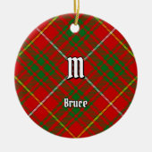 Clan Bruce Tartan Keramisch Ornament (Voorkant)