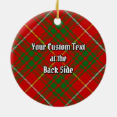 Clan Bruce Tartan Keramisch Ornament (Achterkant)