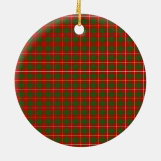 Clan Bruce tartan Keramisch Ornament (Achterkant)