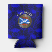 Clan Bruce Tartan Knot & Flag Blikjeskoeler (Voorkant)