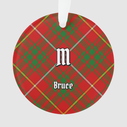 Clan Bruce Tartan Ornament (voorkant)