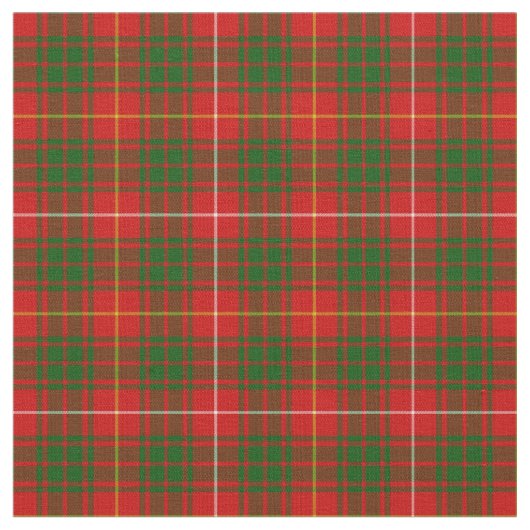 Clan Bruce Tartan Pattern Stof (Close Up)