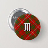 Clan Bruce Tartan Ronde Button 5,7 Cm (Voorkant /achterkant)