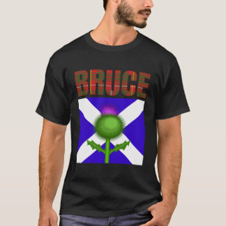 Clan Bruce Tartan Schotse familienaam Scotland PR T-shirt