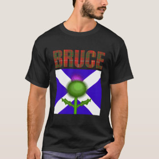 Clan Bruce Tartan Schotse familienaam Scotland PR T-shirt