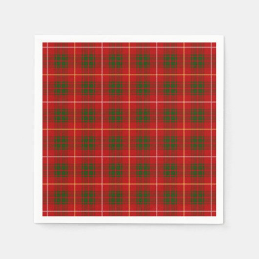 Clan Bruce Tartan Servet (Voorkant)