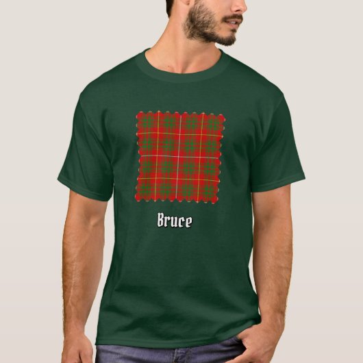 Clan Bruce Tartan T-shirt (Voorkant)