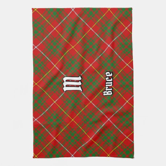 Clan Bruce Tartan Theedoek (Verticaal)