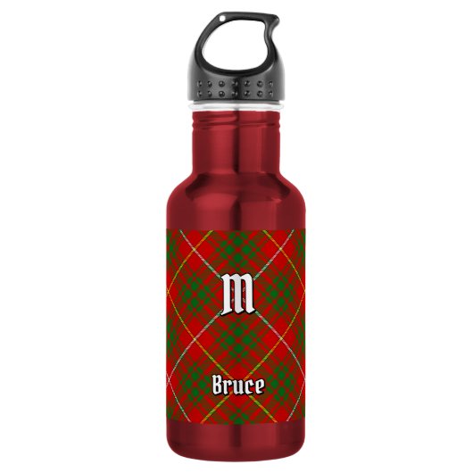 Clan Bruce Tartan Waterfles (Voorkant)