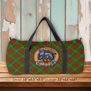 Clan Bruce Wapen over Hunting Tartan Plunjezak