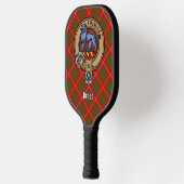 Clan Bruce Wapen over Tartan Pickleball Paddle (Links)